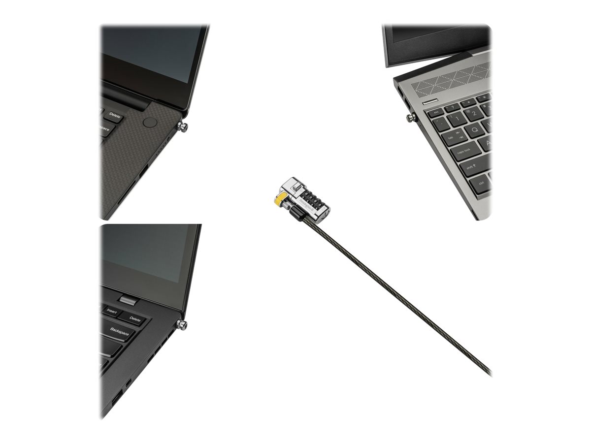 Kensington ClickSafe Universal Combination Laptop Lock - Master Coded - bezpečnostní kabelový zámek – foto 6