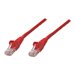Network Patch Cable, Cat6, 2m, Red, CCA, U/UTP, PV