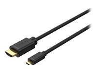 Unitek Mikro HDMI han -> HDMI han 2 m Sort