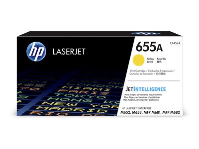 HP 655A LaserJet Toner Gelb