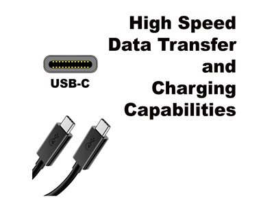 4XEM - USB cable - 24 pin USB-C (M) to 24 pin USB-C (M)