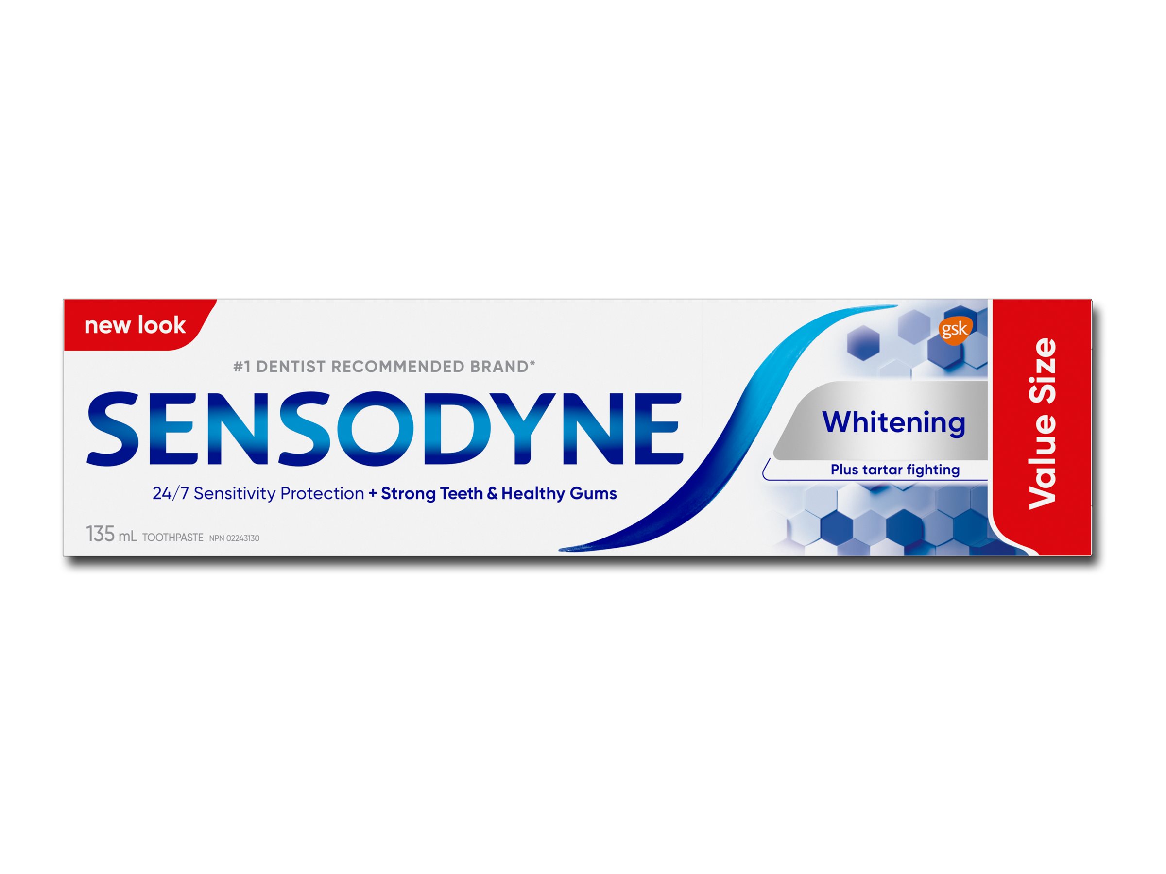 Sensodyne Whitening plus Tartar Fighting Daily Care Toothpaste - Mint - 135ml