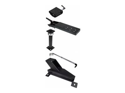 Havis Standard - Mounting kit (telescopic pole, top offset platform, heavy duty pole without height adjust handle, tilt/swivel motion device, side support arm)