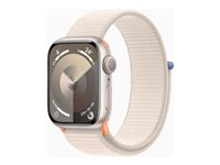 Apple Watch Series 9 (GPS) 41 mm Sølv Fløde Smart ur
