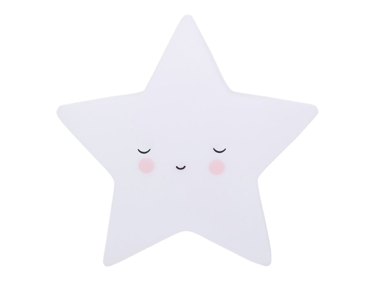 Little Light Sleeping Star LED Decoration Lamp - White