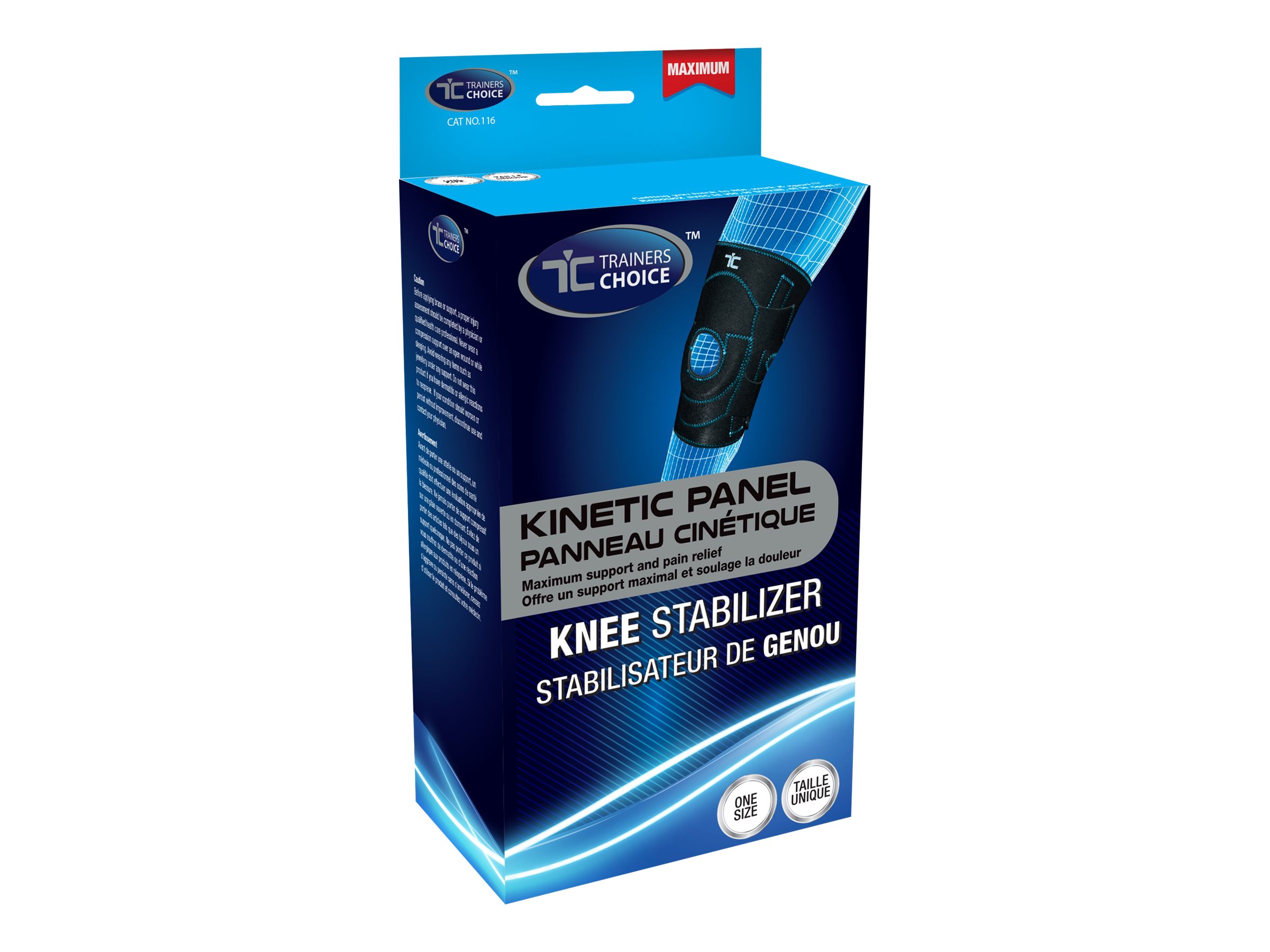 Trainers Choice Knee Stabilizer - Black - One Size