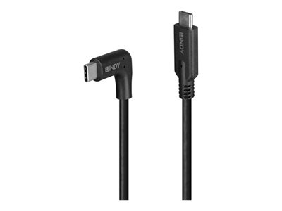 LINDY 1m USB 3.2 Typ C Kabel 90 gewinkel - 32018