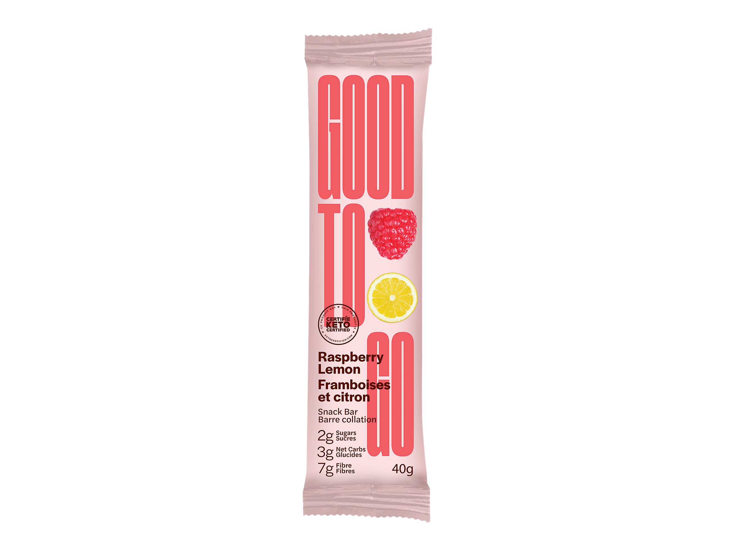 GOOD TO GO BAR RASP/LEMON 40G