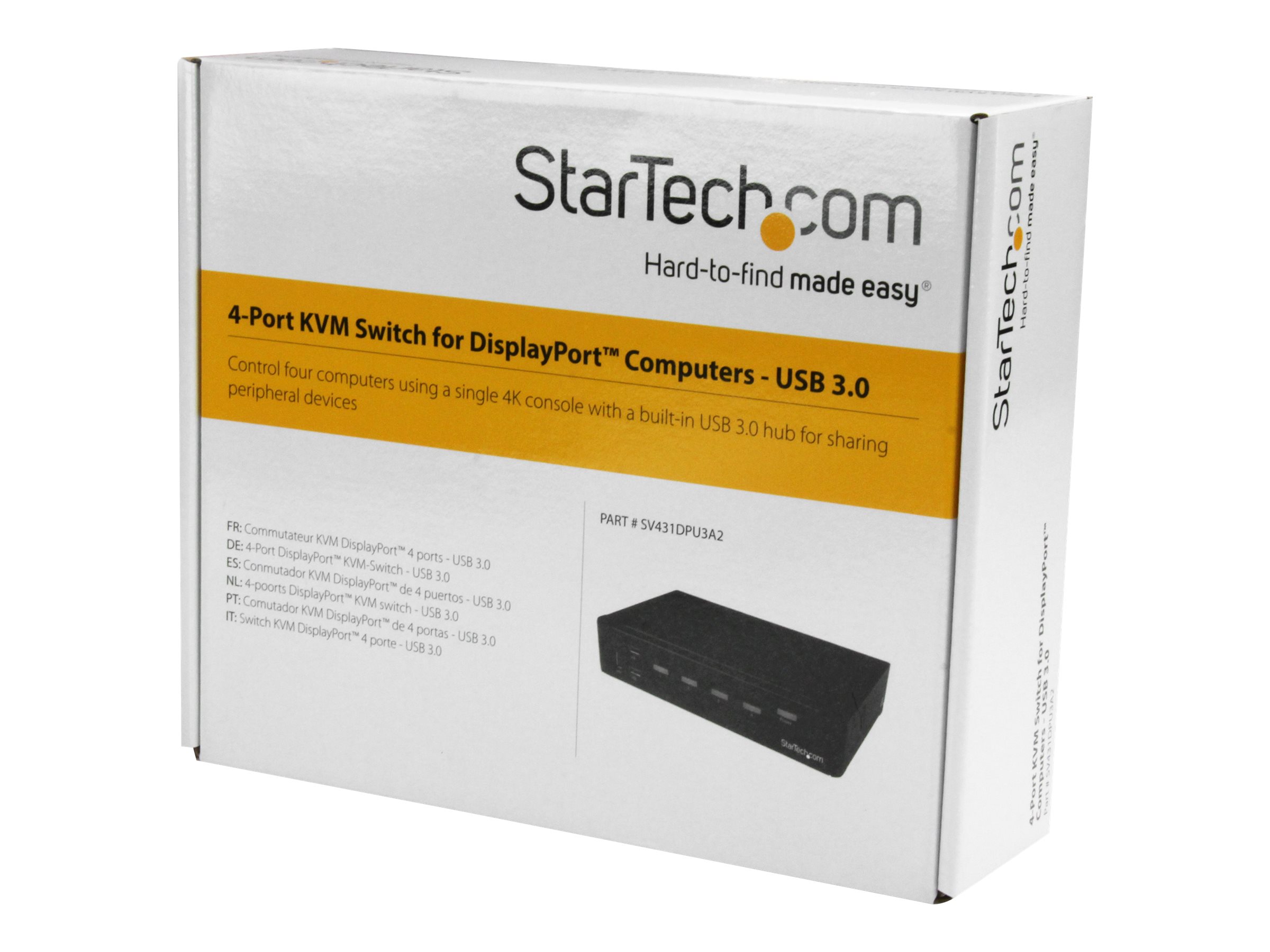 StarTech.fr Commutateur KVM HDMI, 2 Ports - Moniteur Unique 4K 60Hz Ultra  HDR - Commutateur KVM de Bureau HDMI 2.0 avec Hub USB 3.0 à 2 Ports (5Gbps)  et 4x USB 2.0