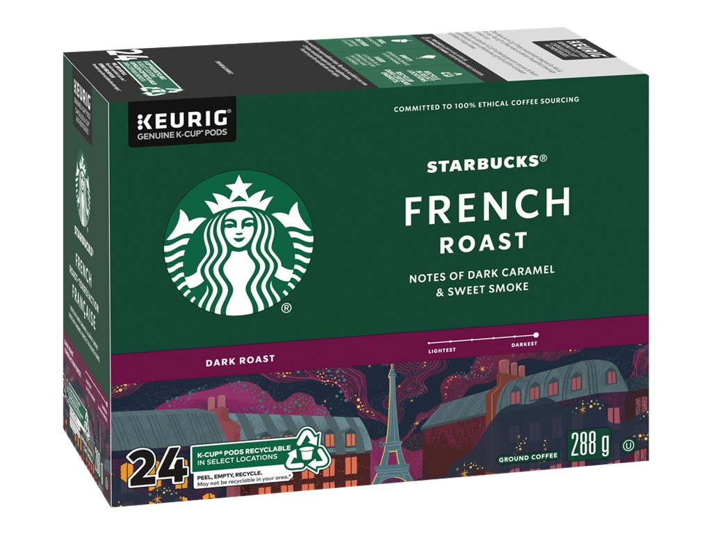 Starbucks K-Cup Coffee Pods - French Roast - 24s