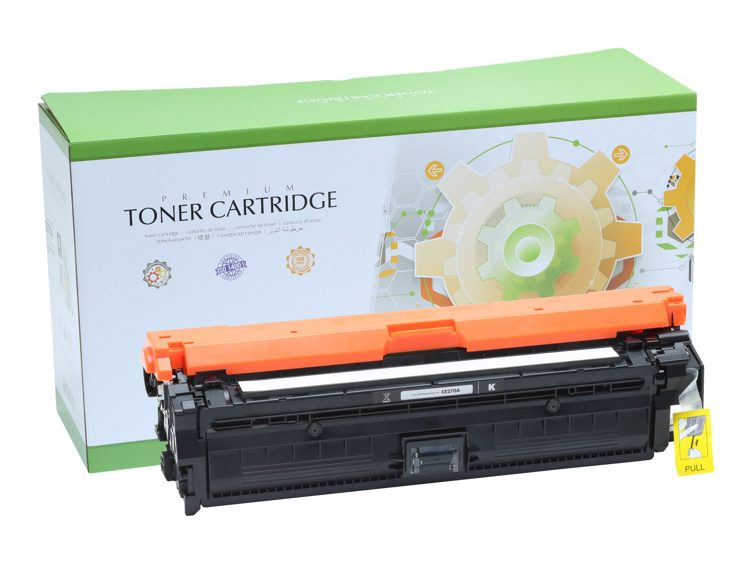 STATIC Toner cartridge compatible with HP CE270A/CE340A/CE740A black remanufactured 6.500 pages