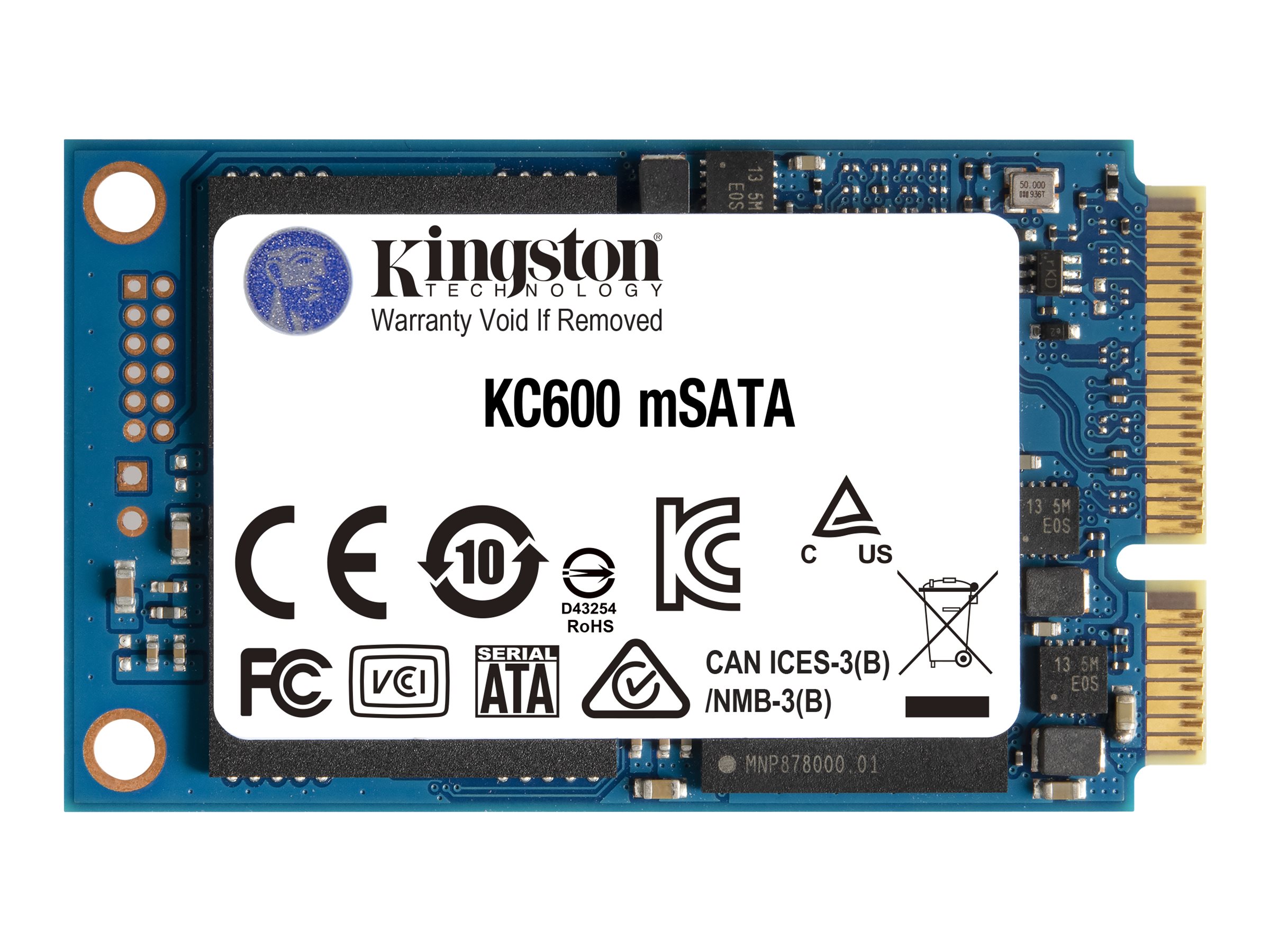 Kingston SSD KC600 mSATA SATA-600 | udvalg, billige priser og hurtig levering