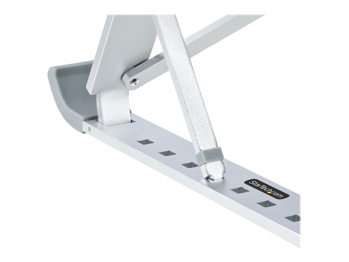 StarTech.com Foldable Laptop Riser Stand, Portable Height Adjustable Ergonomic Laptop Stand, Ventilated Aluminum Frame Supports 22lb (10Kg), Tilt/Raised/Angled Laptop/Tablet Stand, Collapsible Design - stojánek na notebook – foto 8