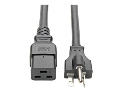 Tripp Lite 10ft Power Cord Extension Cable C19 to 5-20P Heavy Duty 20A 12AWG 10'