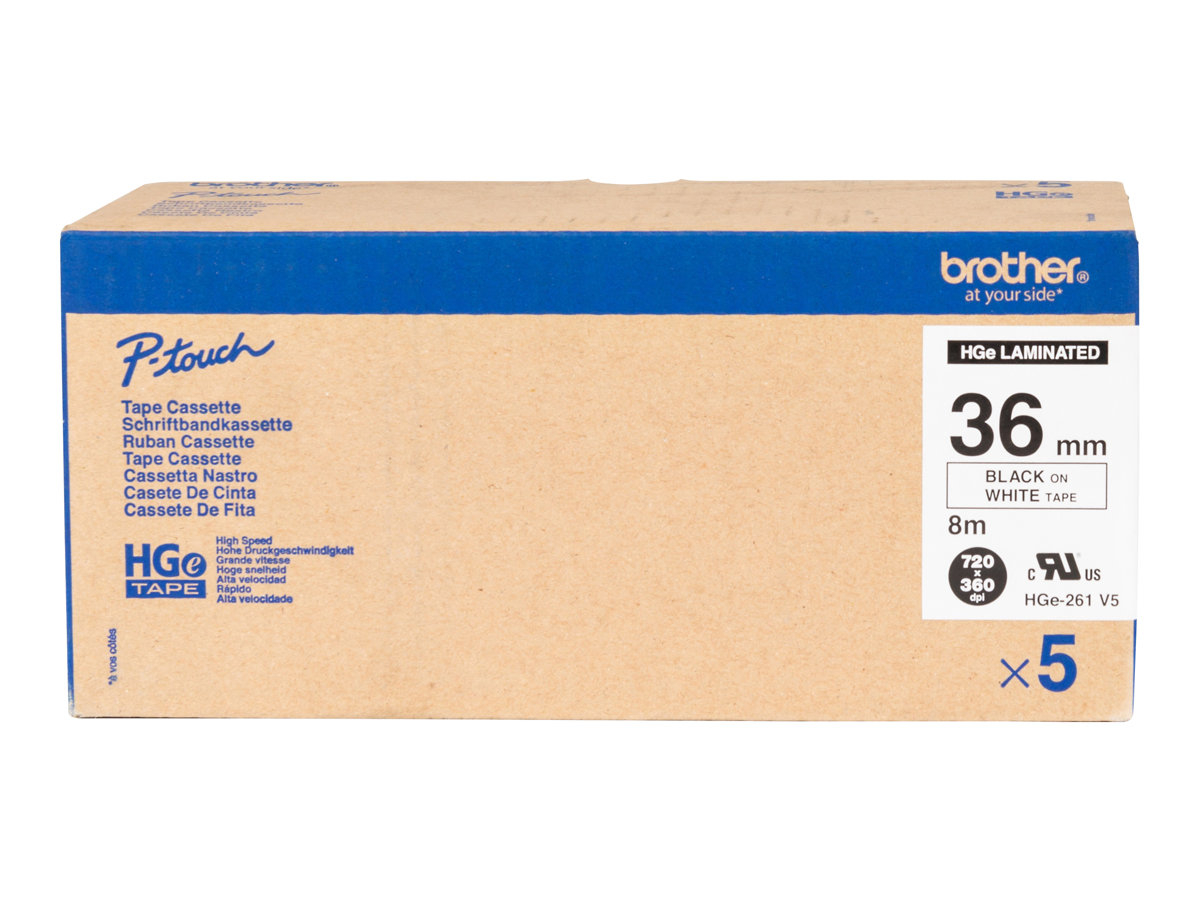 BROTHER HGE261V5 tape 36mmx8m 5PK
