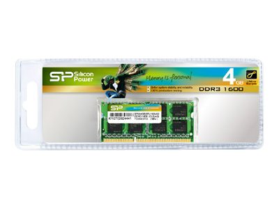 SILICON POWER DDR3 4GB 1600MHz SO-DIMM SP004GBSTU160V02