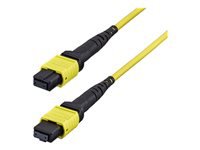 Startech - Cordon de raccordement - monomode MTP/MPO-12 (F) pour monomode MTP/MPO-12 (F) - 5 m 