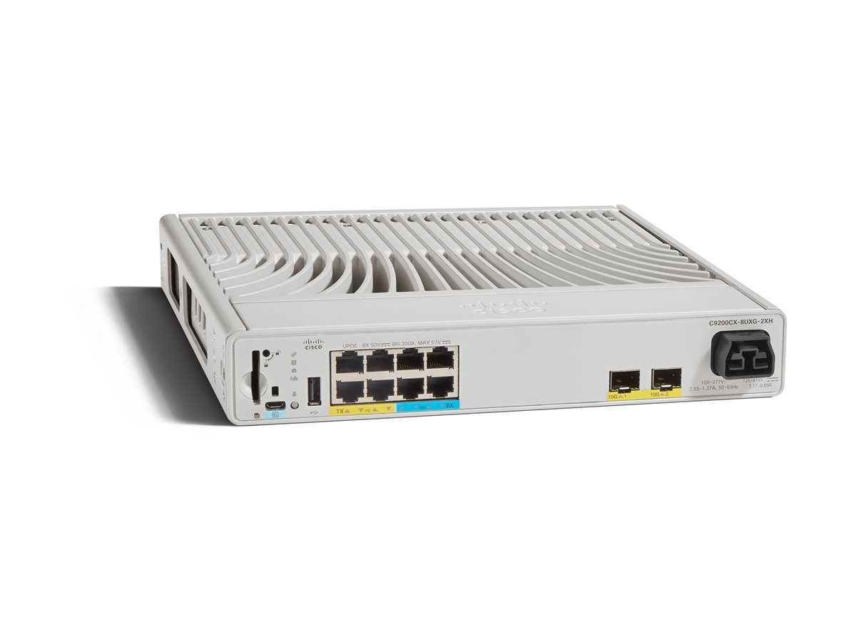 Cisco Catalyst 9200CX - Network Essentials - přepínač - kompaktní - 8 porty - řízený - Lze montovat do rozvaděče – foto 2