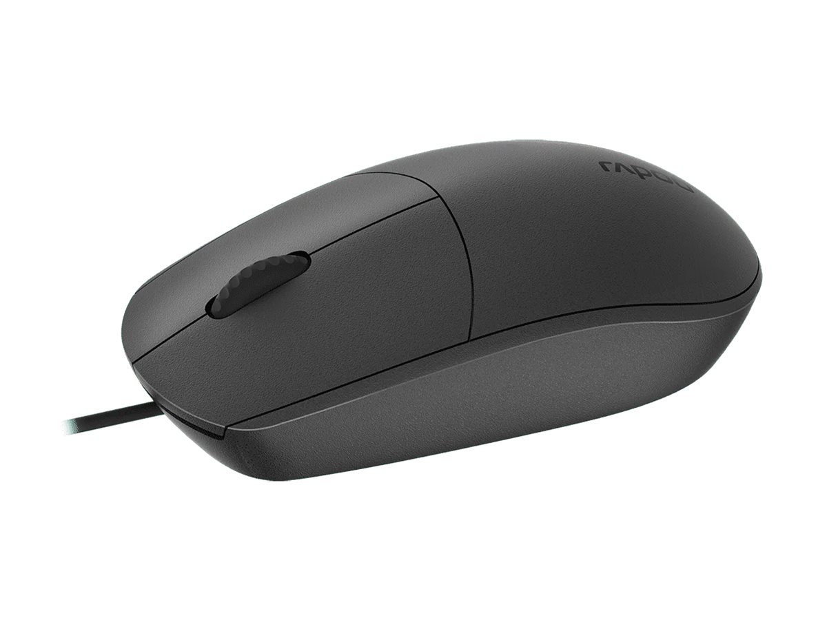 Rapoo N100C mouse Product shot Right-angle 79850