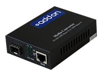 Axiom 1Gbps PoE+ Media Converter – RJ45 To SFP Port For Fiber Networks | Gigabit Ethernet, Open SFP Slot