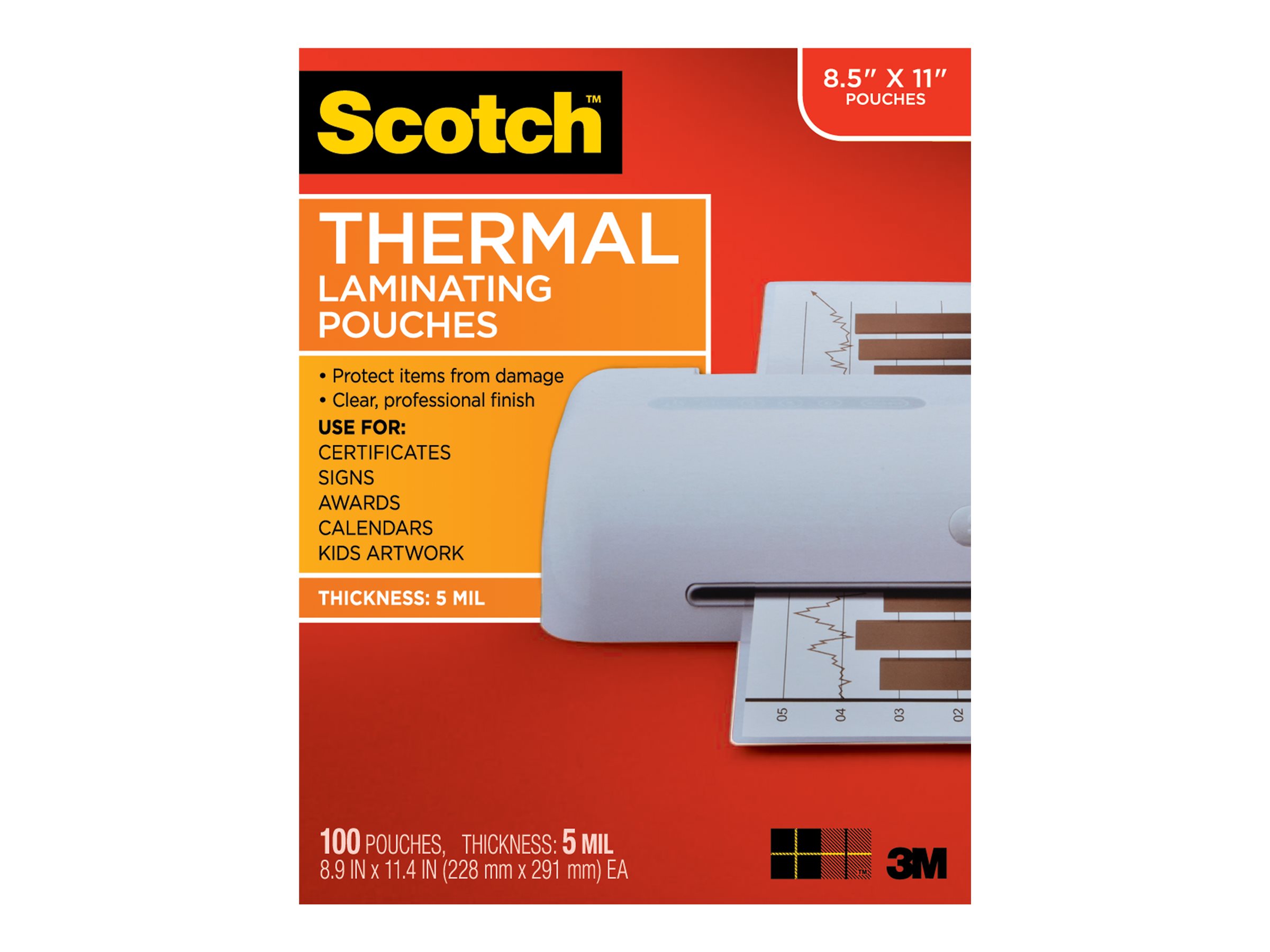 THERMAL POUCHES 8.9 IN X 11.4 IN | www.shi.com