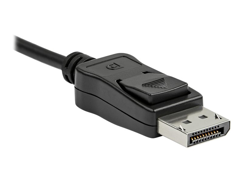 StarTech.com Câble adaptateur DisplayPort vers HDMI de 2 m - Convertisseur  DP vers HDMI avec câble intégré - M/M - Ultra HD 4K - Noir - câble  adaptateur - DisplayPort / HDMI - 2 m (DP2HDMM2MB)