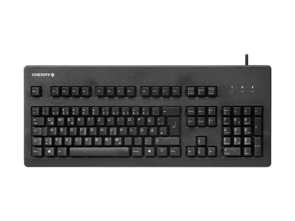 CHERRY G80-3000 - klávesnice - americká - černá Vstupní zařízení