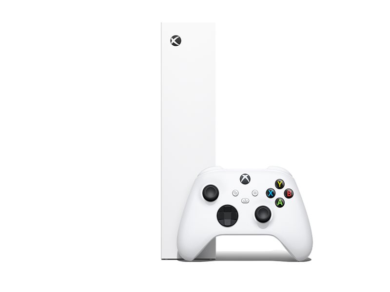 Microsoft Xbox Series S Game console 512 GB SSD robot Product shot Right-angle 79550