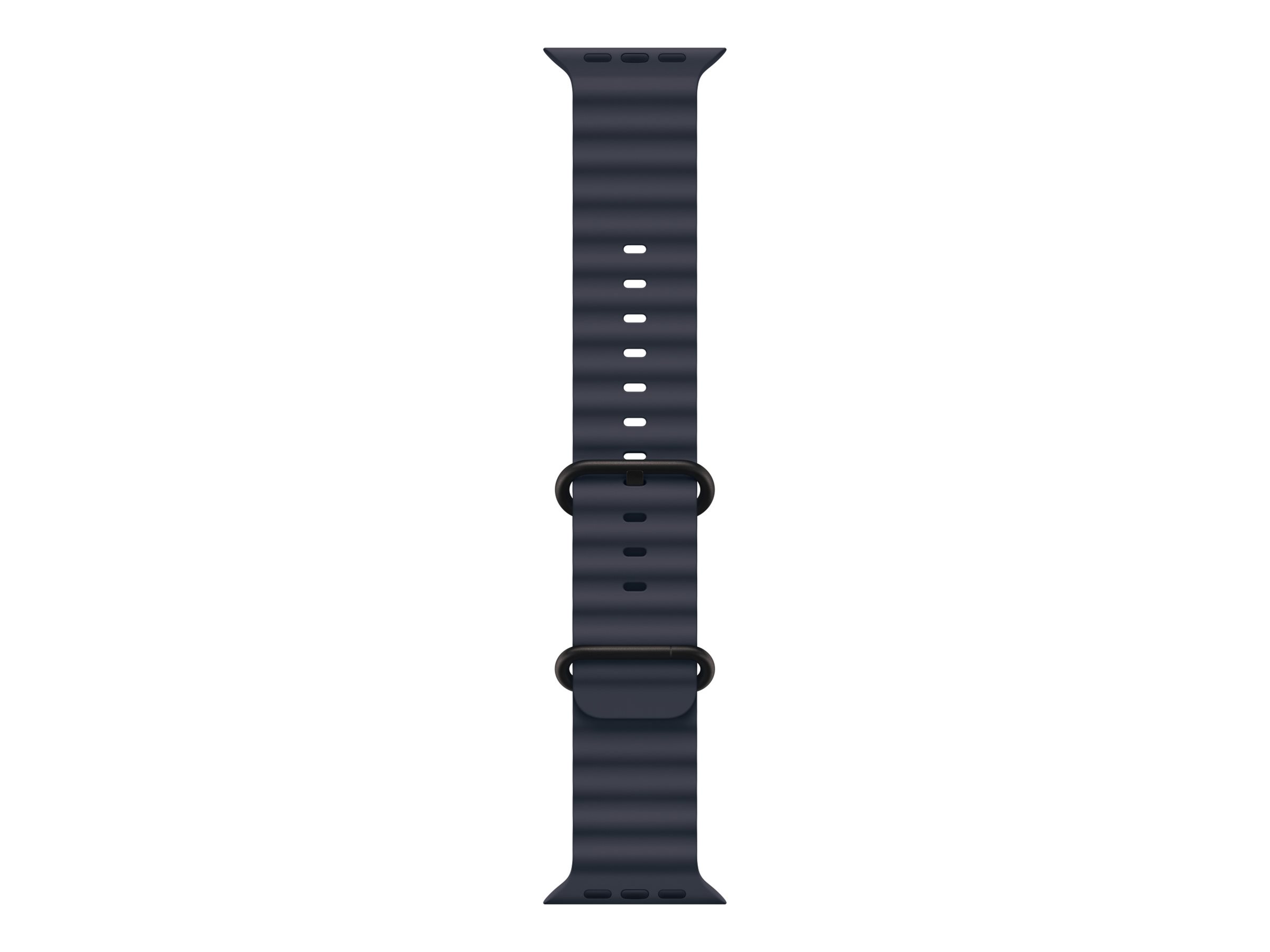 APPLE 49mm Navy Ocean Band - Black Titanium Finish