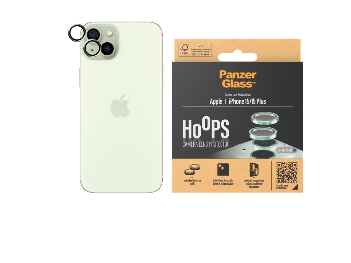 PanzerGlass HoOps Apple iPhone 15/15 Plus - green aluminium – foto 3