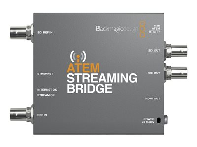 Shop | Blackmagic ATEM Streaming Bridge audio/video over IP decoder