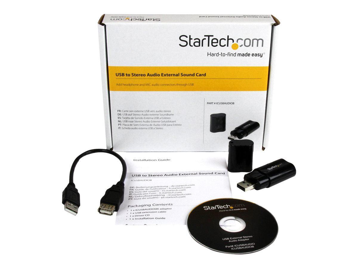 STARTECH USB Audio Adapter External Sound Card – foto 4