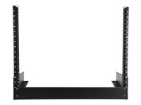 Startech 8U Open Frame Network Rack - 19" 2 Post Free Standing Desktop Rack for Computer, AV, Media, IT, Data & Server Room E