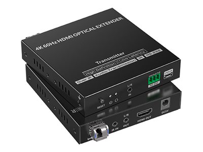 Lenkeng LKV982 video/audio extender HDMI GigE Product shot Multi-angle 78350