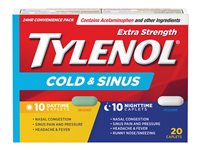 Tylenol* Extra Strength Cold and Sinus Caplets - 20's� �