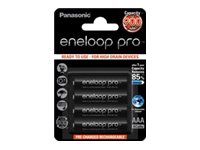 Panasonic eneloop pro AAA type Batterier til generelt brug (genopladelige) 900mAh