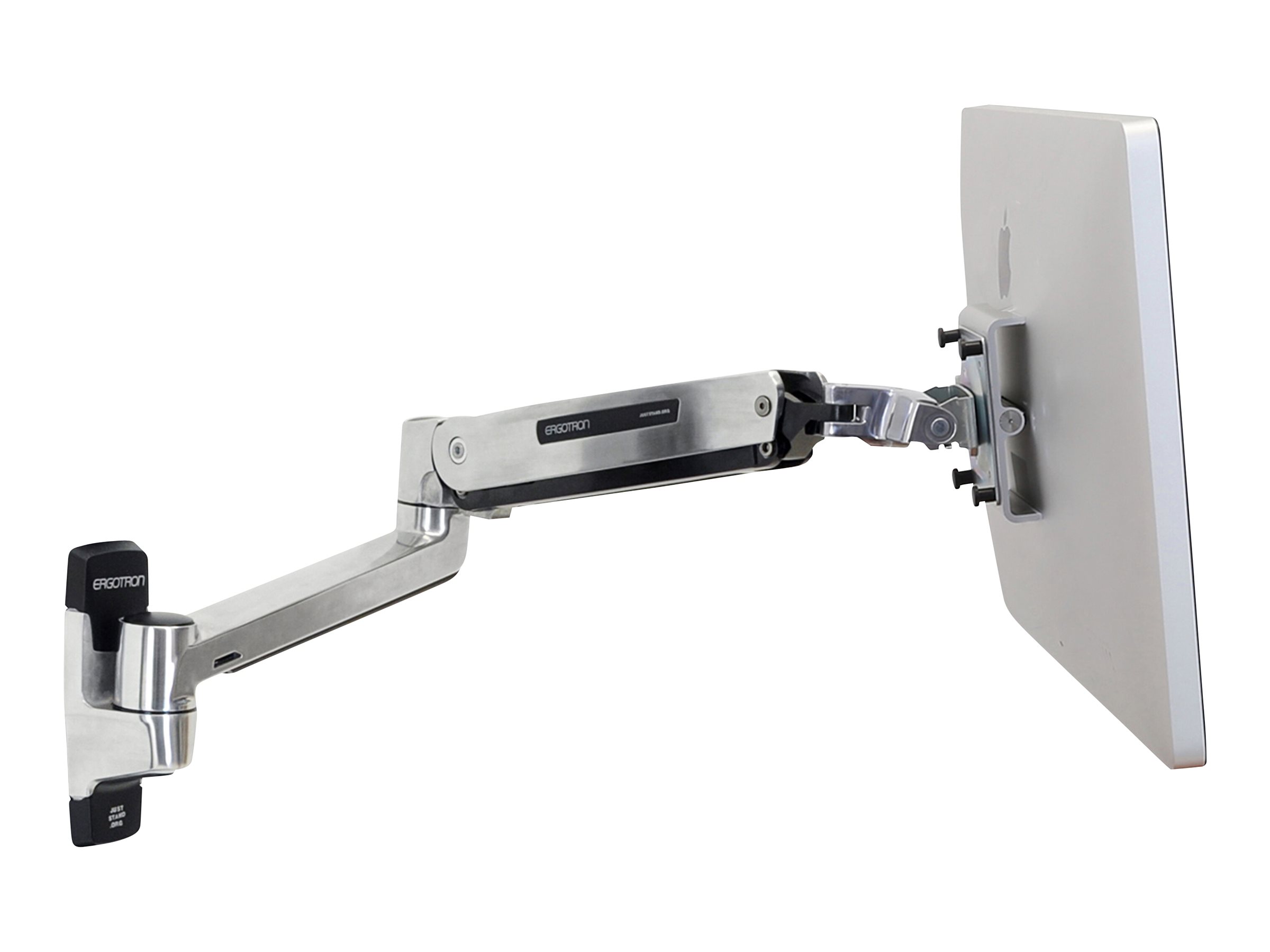 Ergotron LX HD mounting kit for LCD display polished Usage / lifestyle Left-angle 72755