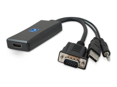 Comprehensive VGA to HDMI Converter Adapter with Audio