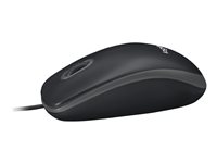 LOGI B100 optical Mouse Black USB OEM
