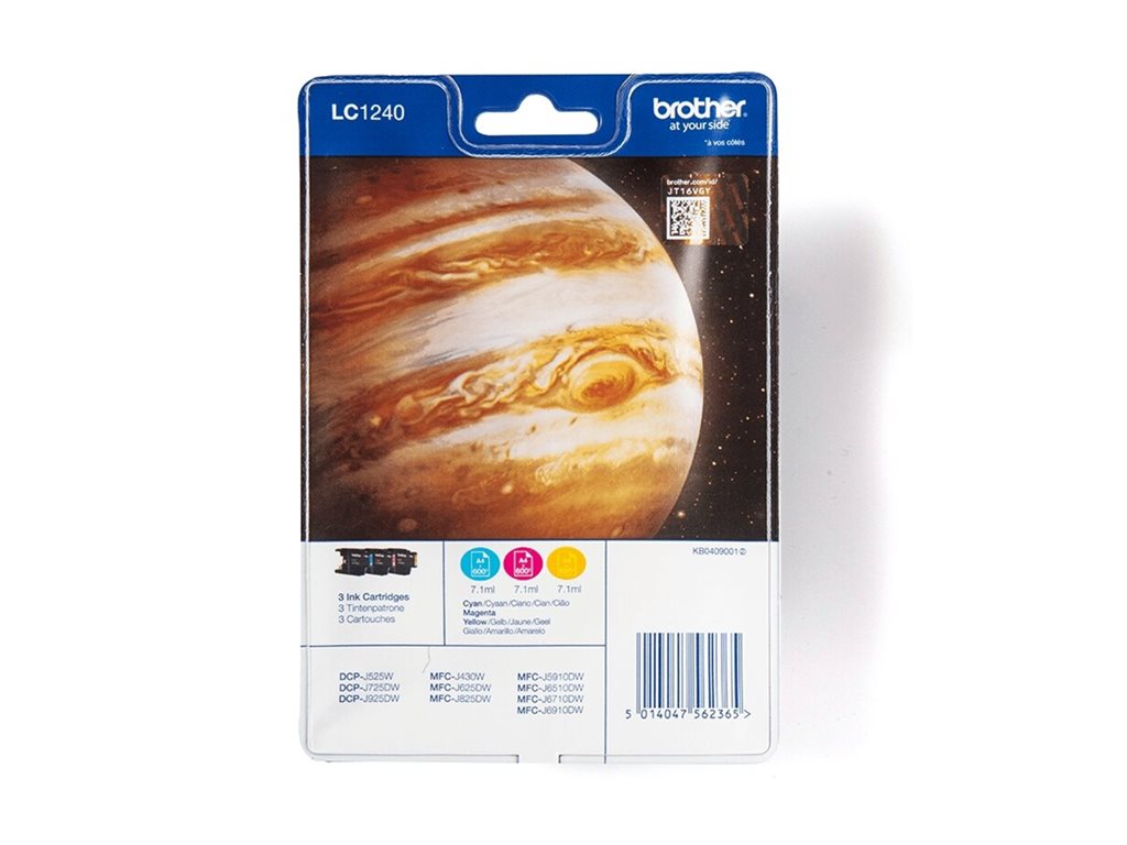 BROTHER Pack de 3 cartouches d