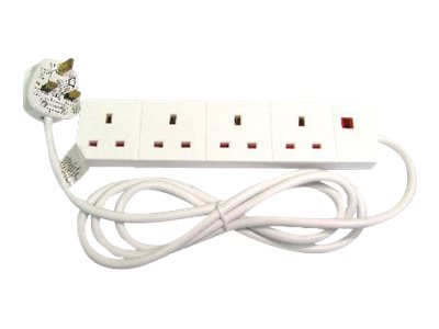 An image of Cables Direct 4 Way Power Block - power strip