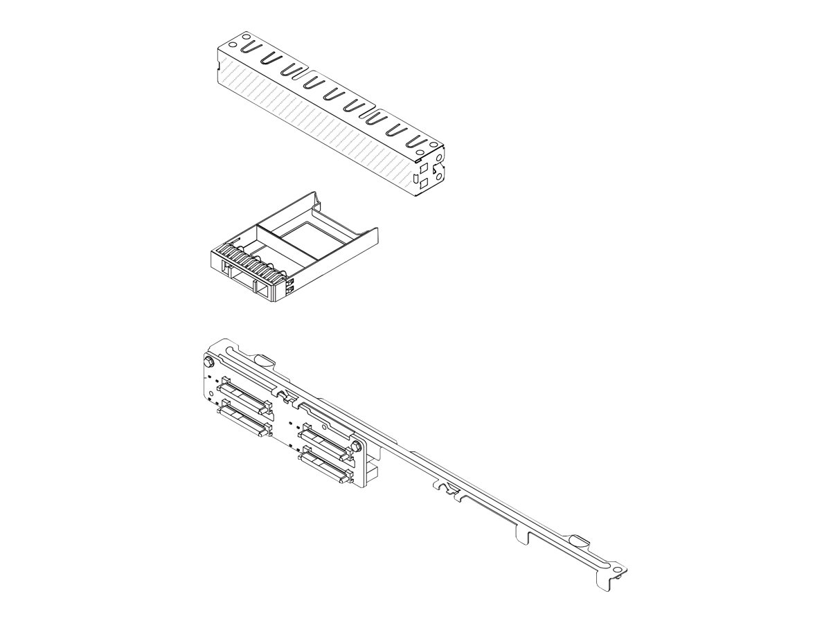 LENOVO ISG V3 1U 4x2.5 NVMe BP Option