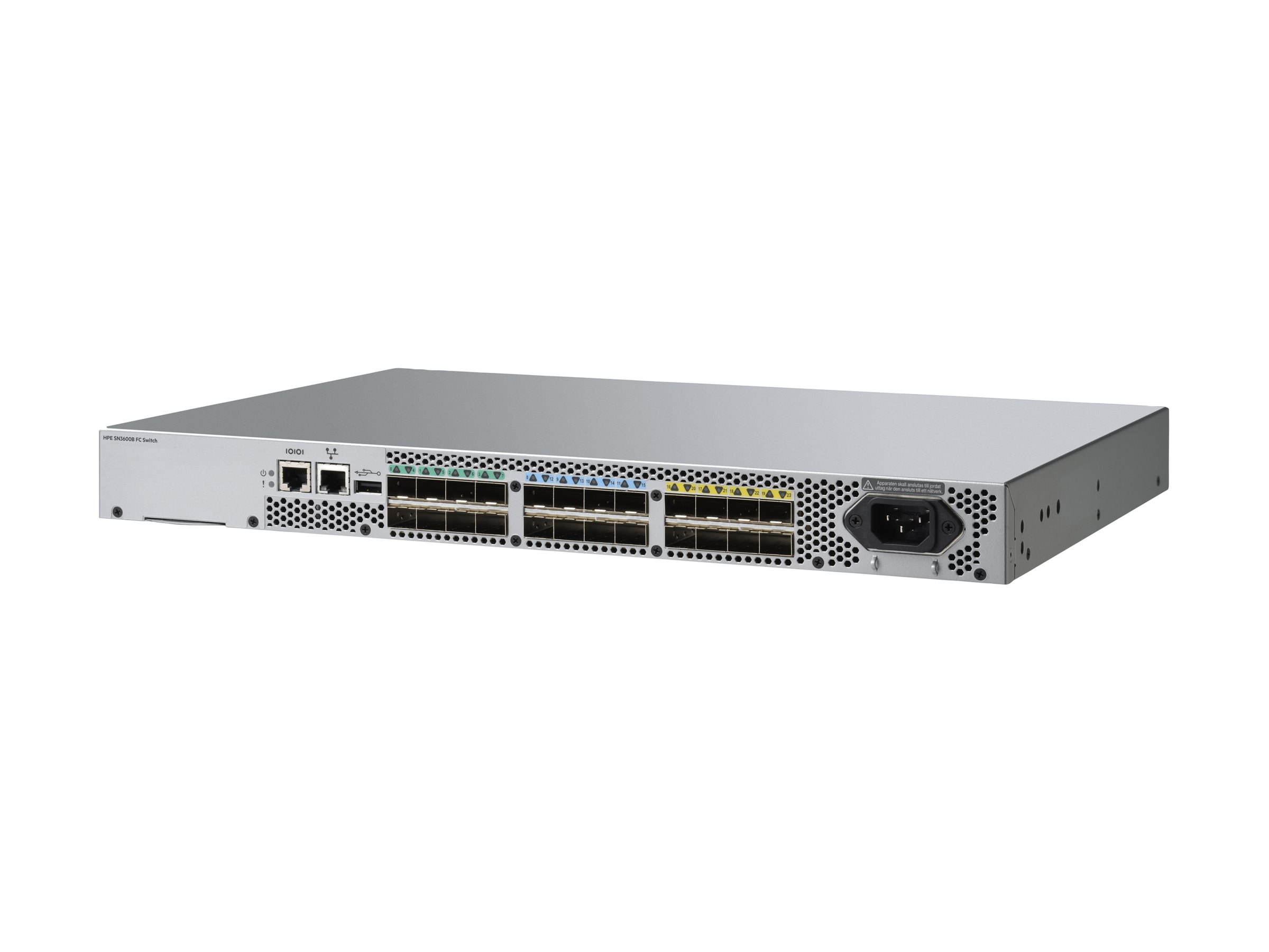 HPE SN3600B 32Gb 24/8 8-port 16Gb Short Wave SFP+ Fibre Channel Switch