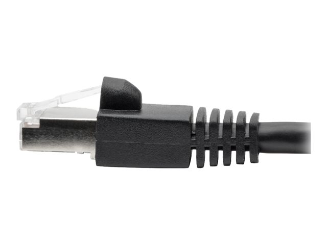 Eaton Tripp Lite Series Cat6a 10G Snagless Shielded STP Ethernet Cable (RJ45 M/M), PoE, Black, 3 ft. (0.91 m)
