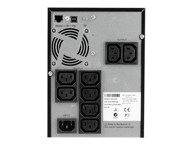 Eaton 5SC 1000i - Onduleur - CA 230 V - 700 Watt - 1000 VA - RS-232, USB - connecteurs de sortie : 8 - noir