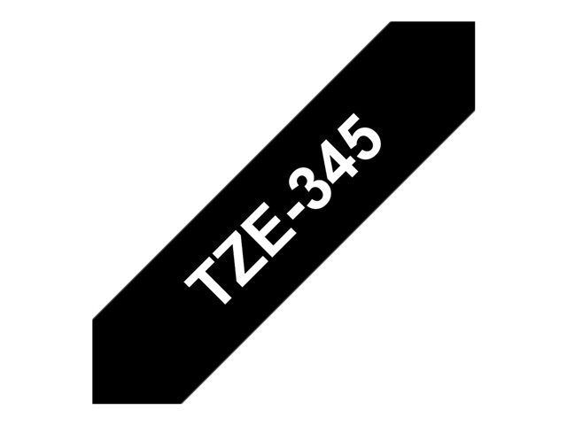 Brother TZe-345 - lamino páska - 1 kazeta/y - Role (1,8 cm x 8 m) – foto 4