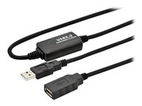 MicroConnect USB 2.0 USB forlængerkabel 5m Sort