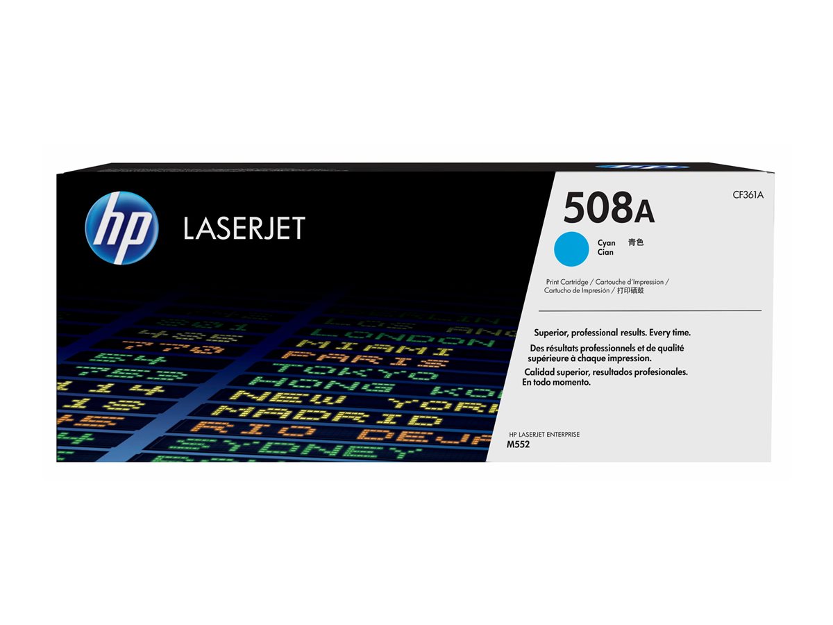 HP 508A Tonercartridge cyan