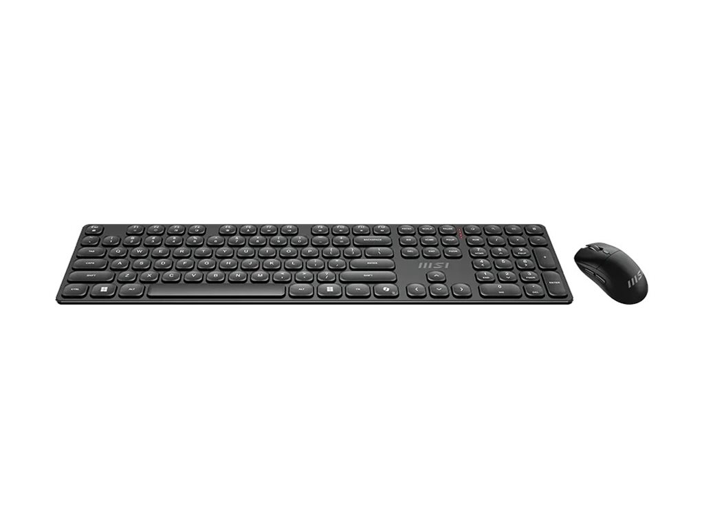 MSI FORGE K210 COMBO keyboard and mouse set full size QWERTY US Input Product shot Front 79650