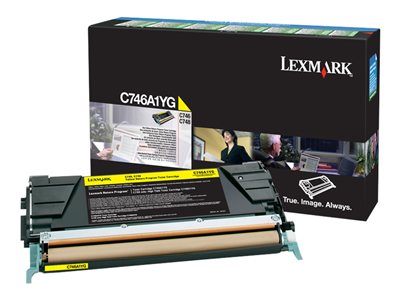 LEXMARK C746A1YG, Verbrauchsmaterialien - Laserprint PB C746A1YG (BILD1)